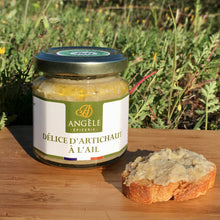 Charger l'image dans la galerie, délice d'artichaut à l'ail, tartinables bio, angèle épicerie, angèle confiserie, tartinade bio, crème d'artichaut
