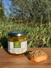 Charger l'image dans la galerie, tapenade verte bio, tapenade verte aux amandes, tartinades bio, tartinables bio, angèle épicerie, angèle saveurs et tradition, bio, fabrication artisanale bio